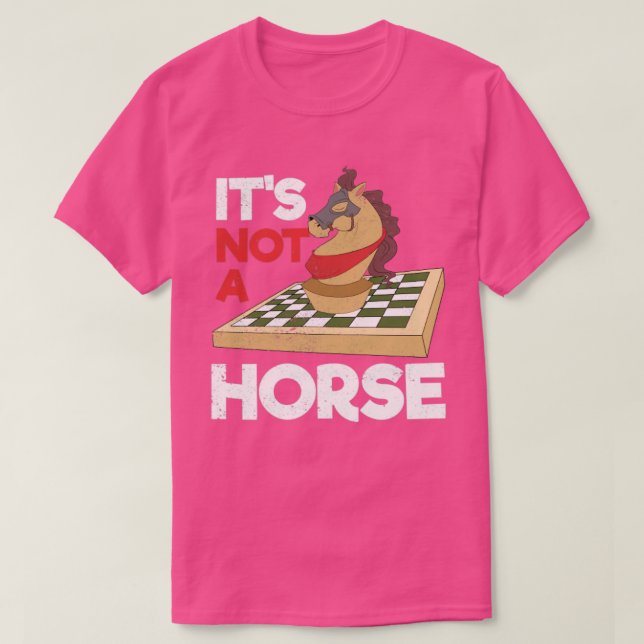 Knight Chess Piece Chess Player Funny Board Game C T-Shirt (Design Front)