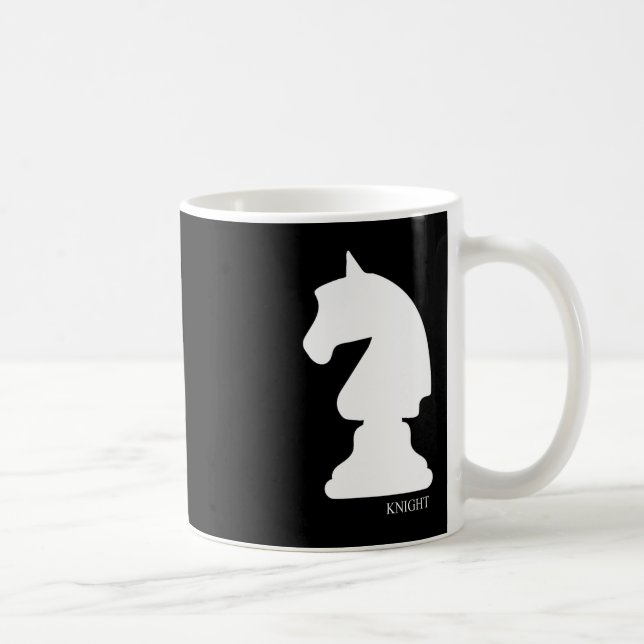 Knight Chess Piece Group Costume Chess Club Chess  Coffee Mug (Right)