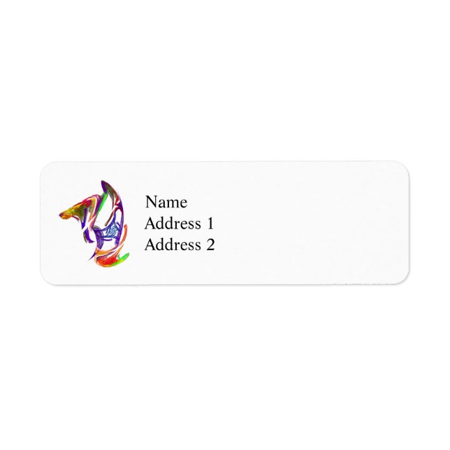 Knight Chess Piece Label (Front)