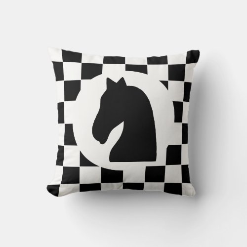 Knight Chess Piece _ Pillow _ Chess Themed Gift