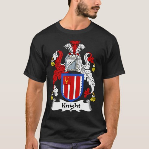 Knight Coat of Arms Family Crest  T_Shirt