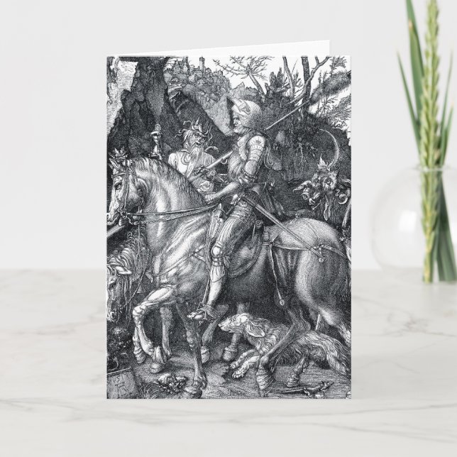 Knight, Death and the Devil - Albrecht Dürer Card (Front)