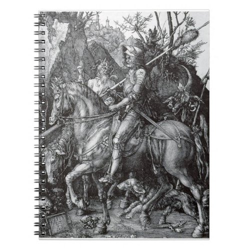 Knight Death and the Devil _ Albrecht Durer Notebook