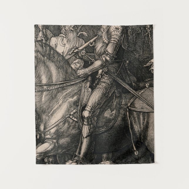 Knight Death and the Devil Albrecht Durer Tapestry (Front)