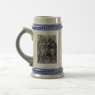 Knight,Death and the devil beer stein