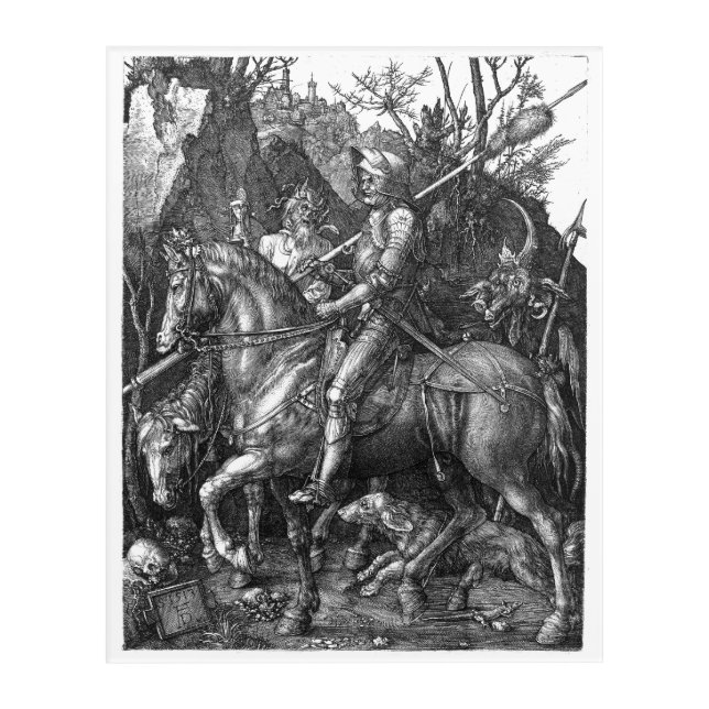  Knight Death Devil Albrecht Durer engraving art p (Front)