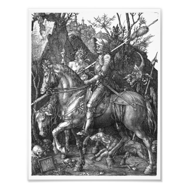  Knight Death Devil Albrecht Durer engraving art p Photo Print (Front)