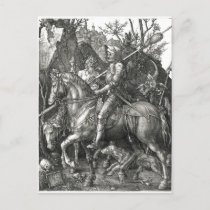 Knight, Death & the Devil - Albrecht Dürer c. 1513 Postcard