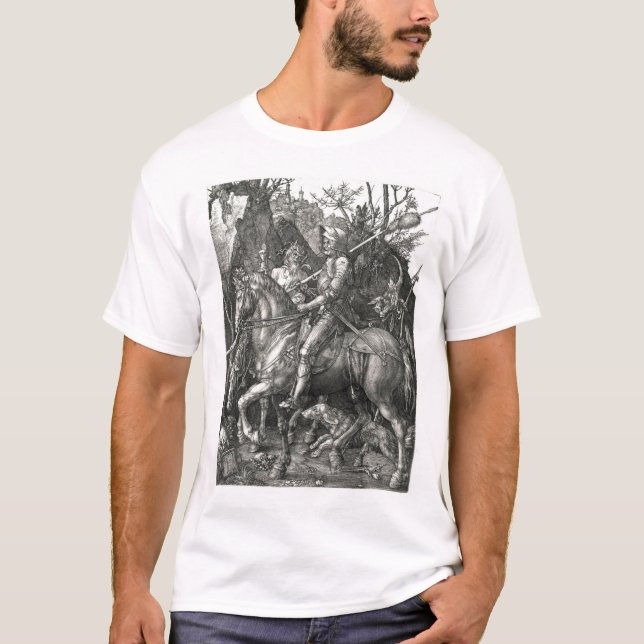 Knight, Death & the Devil - Albrecht Dürer c. 1513 T-Shirt (Front)