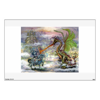 Knight Dragon Wall Decal
