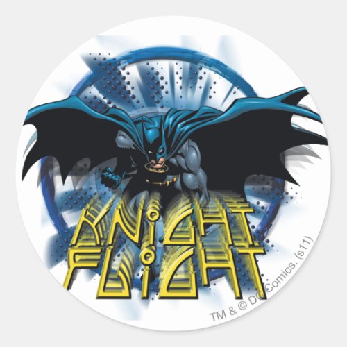 Knight Flight Classic Round Sticker