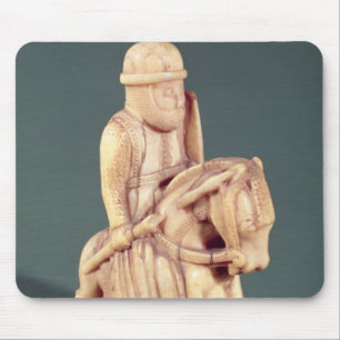 Knight from a chess set mouse pad