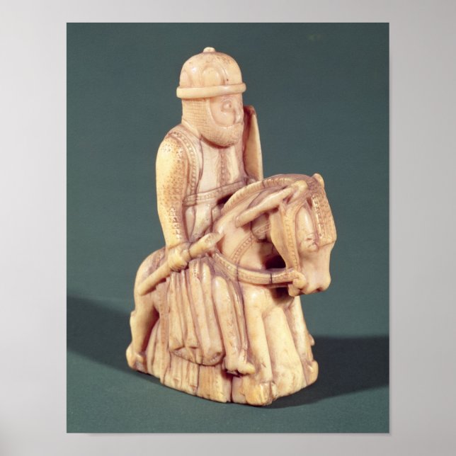 Knight from a chess set poster (Front)