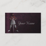 Knight In Armor Business Card at Zazzle