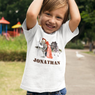 Knight in Armor Castle Medieval Personalized   T-Shirt