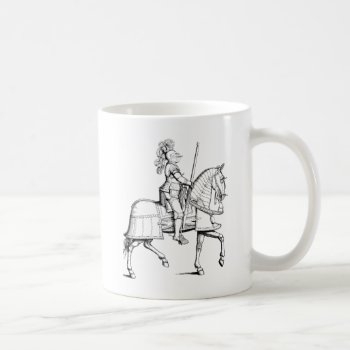 Knight In Armor Coffee Mug by TimeEchoArt at Zazzle