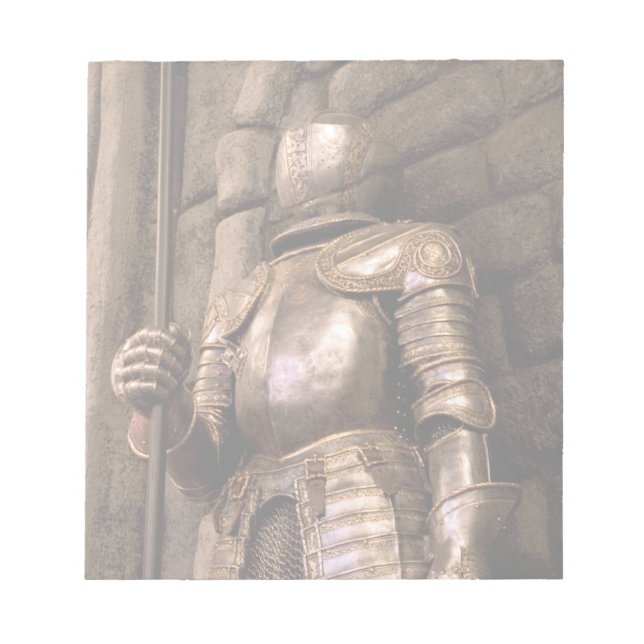 Knight in Armor Notepad (Front)