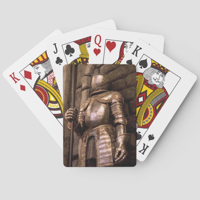 Knight in Armor Poker Cards (Back)
