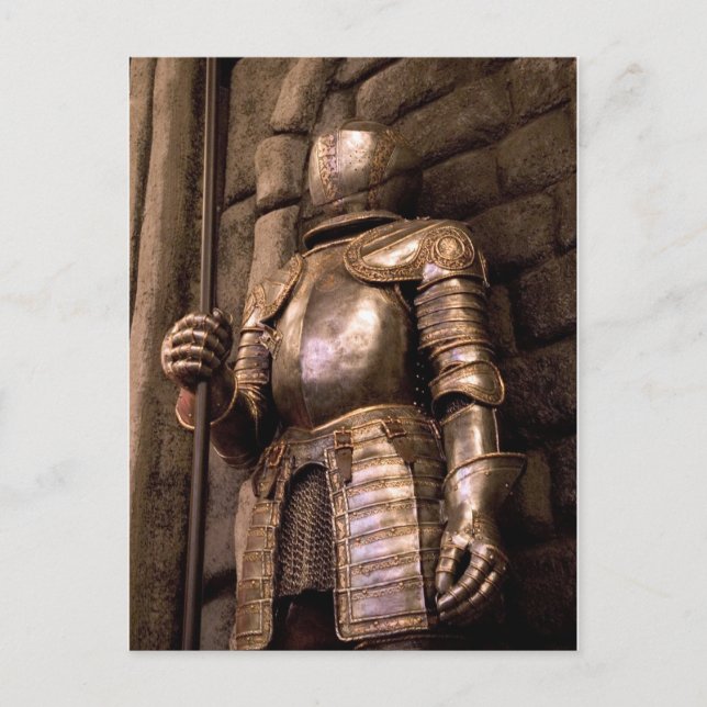 Knight in Armor Postcard (Front)