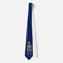 Knight in Armor Quest Blue Tie