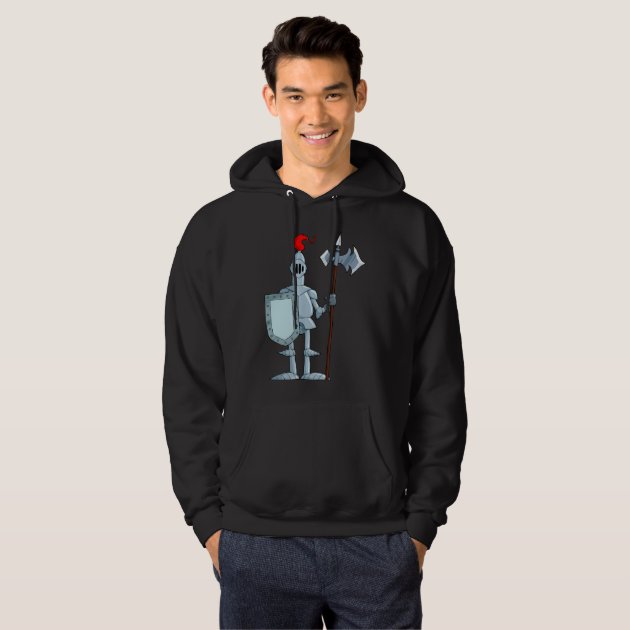 Knight In Armour Medieval Mens Hoodie Zazzle