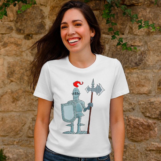 Knight In Armour Medieval Womens T-Shirt (Creator Uploaded)