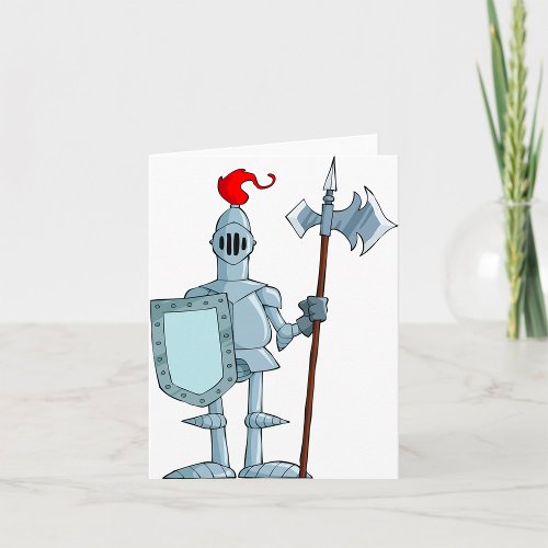 Knight In Armour Note Cards