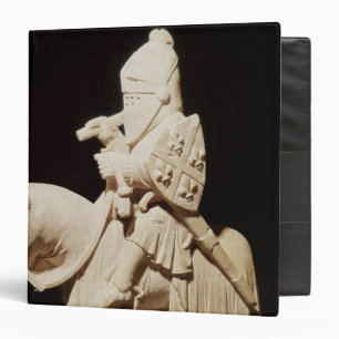 Knight in armour on his horse binder