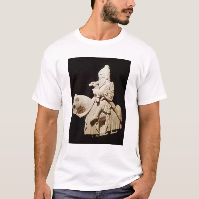 Knight in armour on his horse T-Shirt (Front)