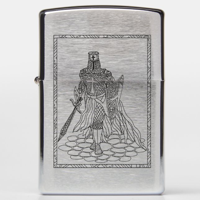 Knight in Full Suit of Armor Lighter (Front)