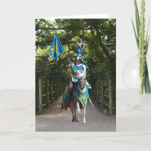 Knight in Shining Armor Birthday Card