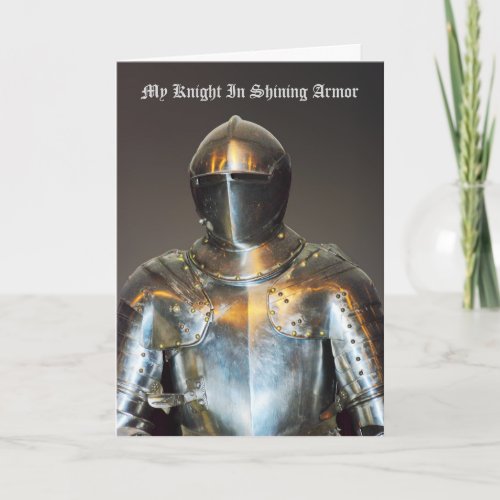 Knight In Shining Armor Card