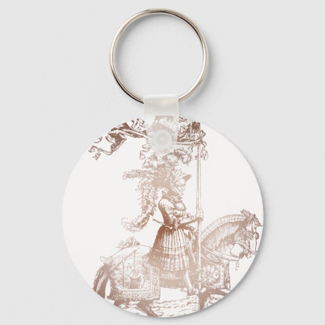 Knight in Shining Armor Keychain (Front)