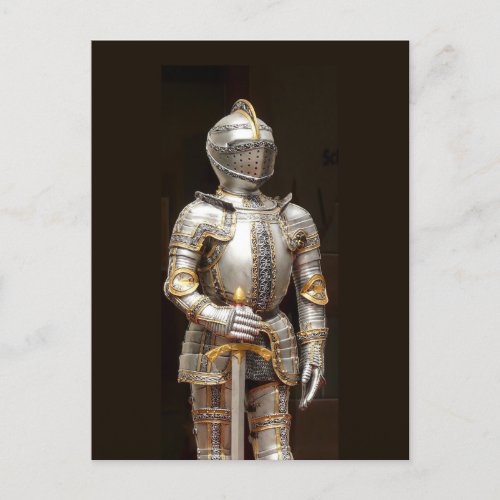 Knight in Shining Armor Postcard