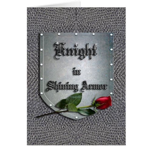 Knight in Shining Armor Red Rose