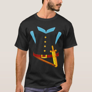 Knight In Shining Armor Sword Suit Halloween Costu T-Shirt