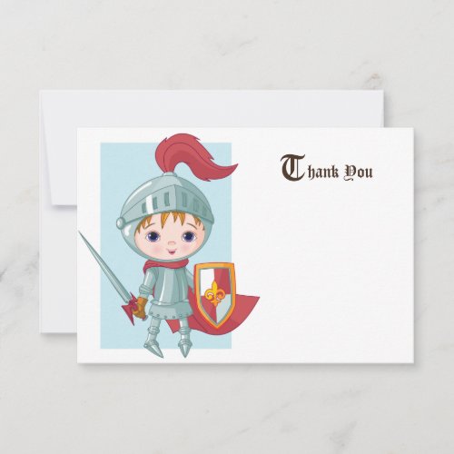 Knight in Shining Armor Thank You Card