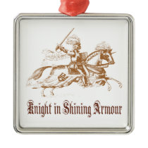 knight in shining armour ornament