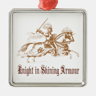 knight in shining armour ornament