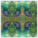 KNIGHT LANCELOT ,HORSE RIDING IN GREEN FOREST FABRIC