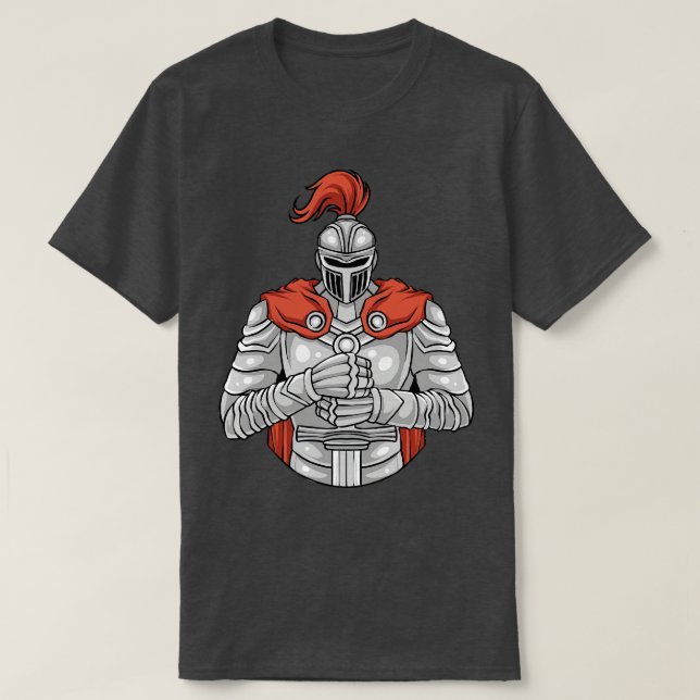 Knight Medieval Knights Battle RPG Fantasy T-Shirt (Design Front)