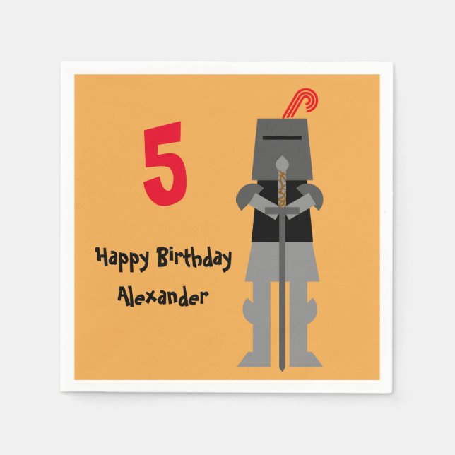 Knight Napkins (Front)