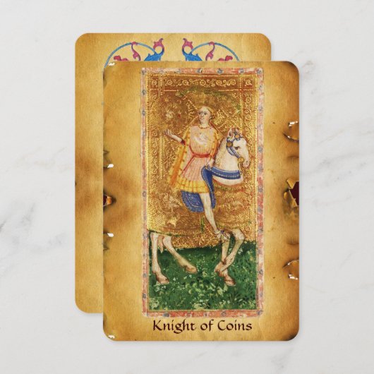 Knight of Coins (Front/Back)