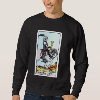 Knight of Cups Vintage Tarot Card - original Rider Sweatshirt