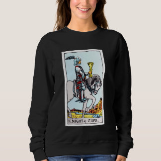 Knight of Cups Vintage Tarot Card - original Rider Sweatshirt