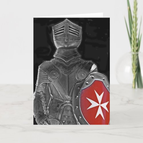Knight of St John Malta 1 Card