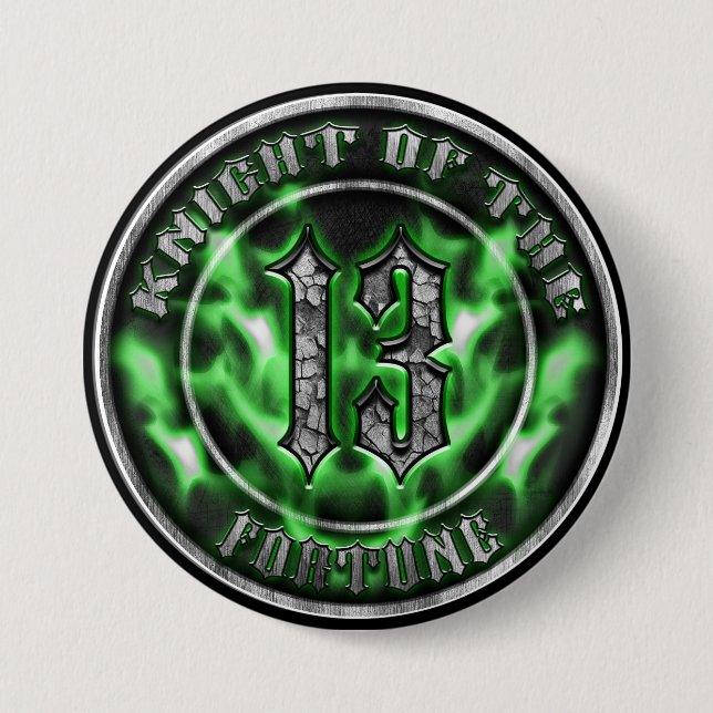 Knight of The Fortune Button (Front)