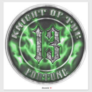 Knight of the fortune sticker