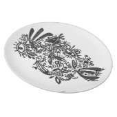 knight of the night melamine plate (Right Side)