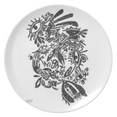 knight of the night melamine plate (Front)